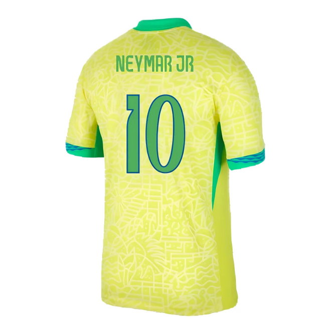 2024-2025 Brazil Home Shirt (Neymar JR 10)-SoccerKits Hub | Buy Soccer Jerseys Online